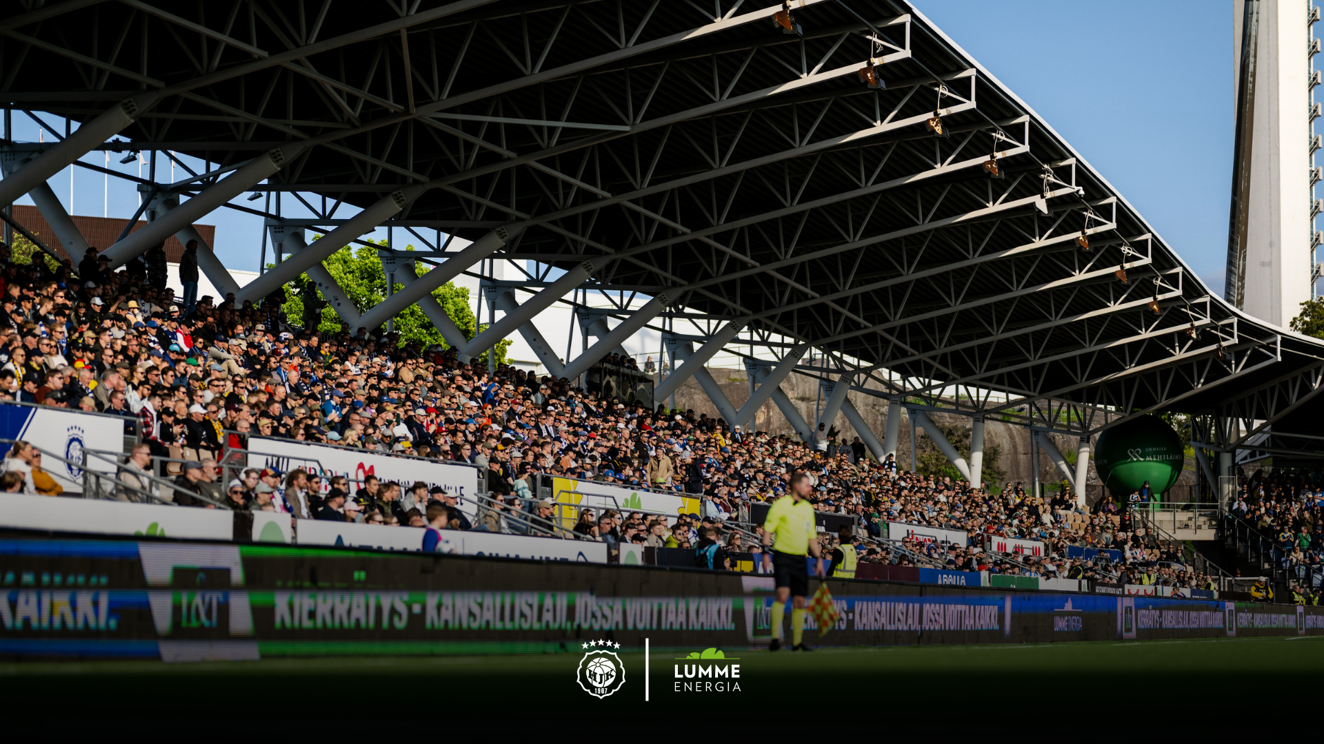 HJK:n kotiottelut vastaavat vajaan kymmenen suomalaisen vuosittaista hiilijalanjälkeä