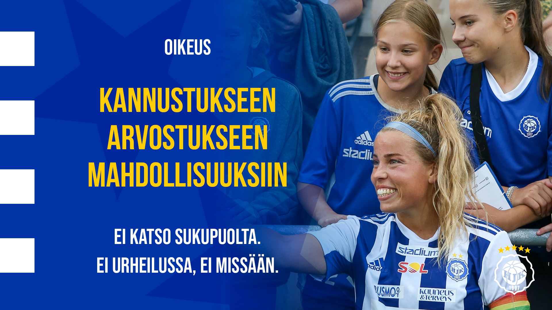 Tasa-arvon edistäminen on jokaisen tehtävä